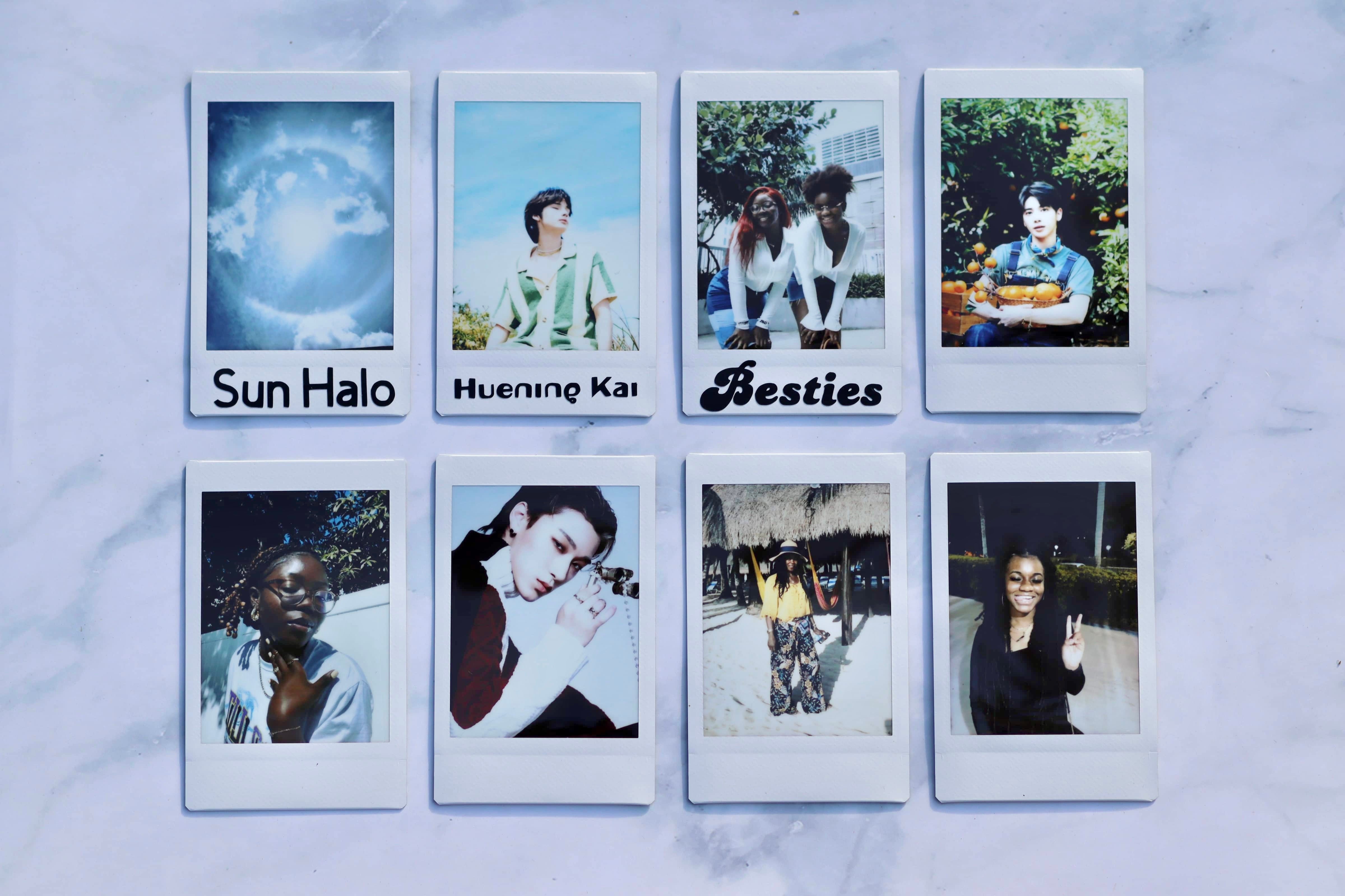 BTS top custom polaroids