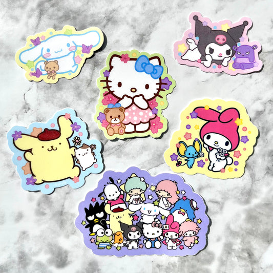 Kawaii Friends Character Stickers FJA Crafts