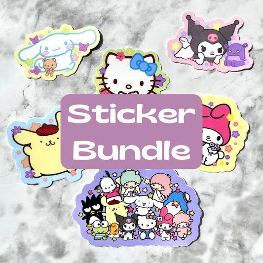 Kawaii Friends Character Sticker Bundle FJA Crafts